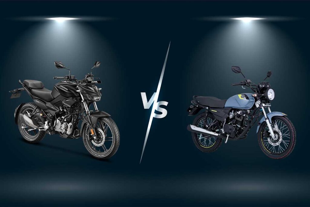 Hero Hunk 125 R vs AKT NKD